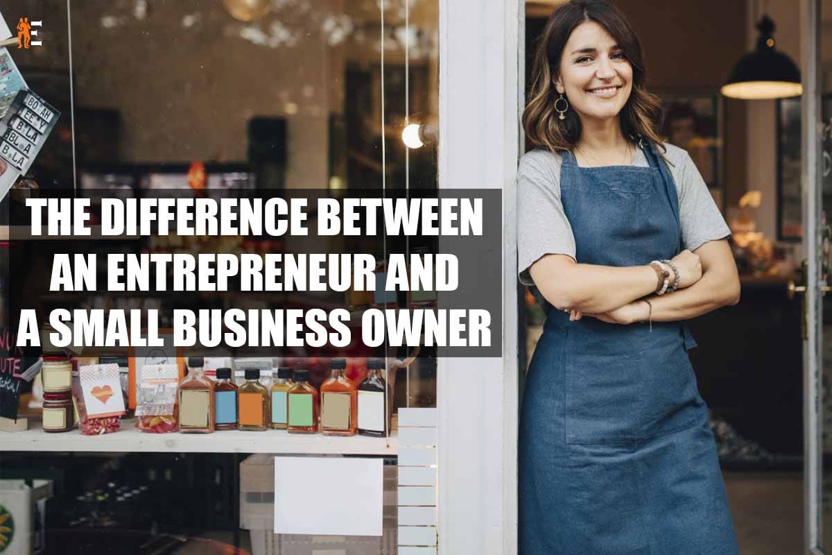 What is the difference between small businesses and entrepreneurs