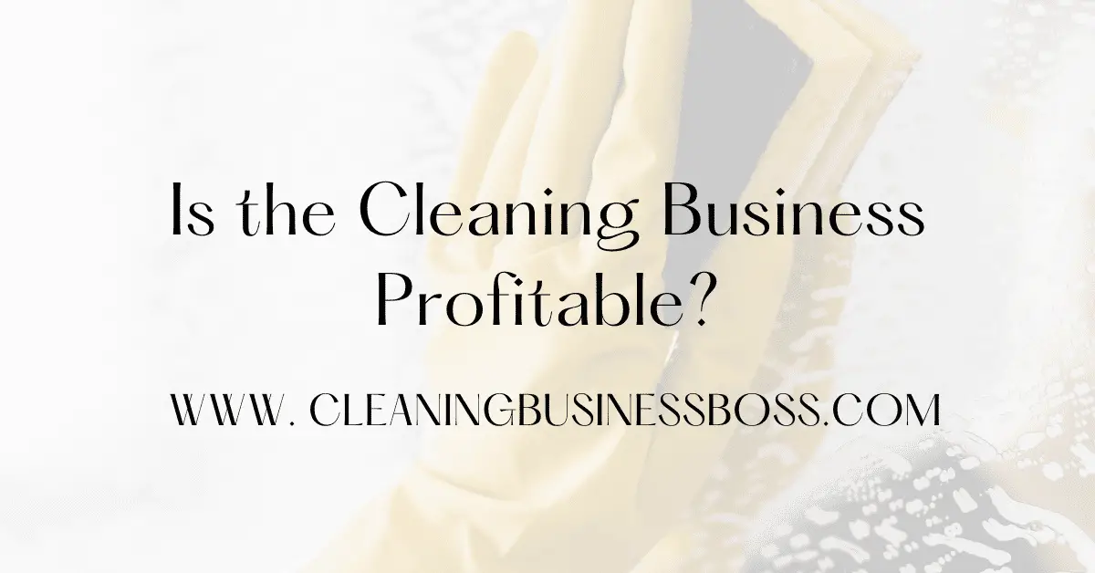 Is a dry cleaning business profitable