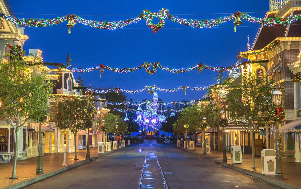 Is disneyland busy on christmas