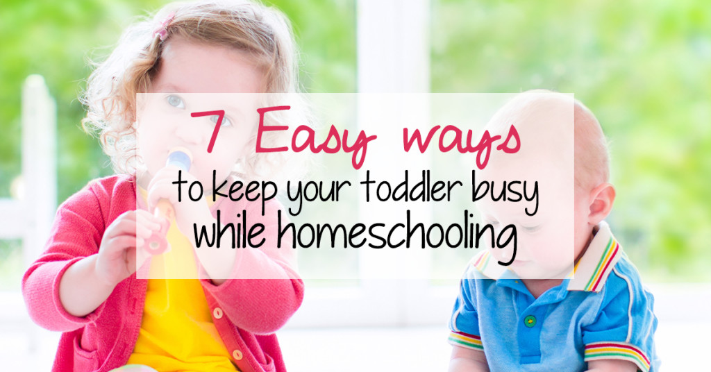 Busy toddler while ways easy keep activities homeschooling kids keeping older therelaxedhomeschool wish found had choose board