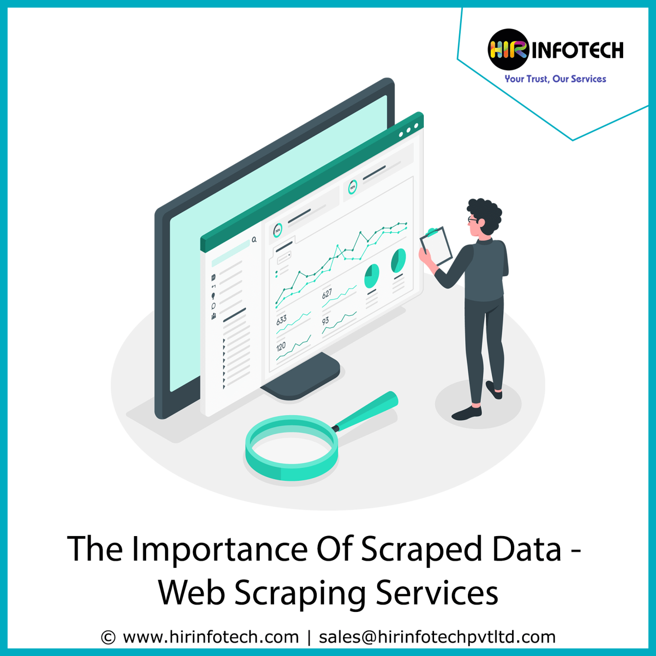 Why might a business use web scraping to collect data