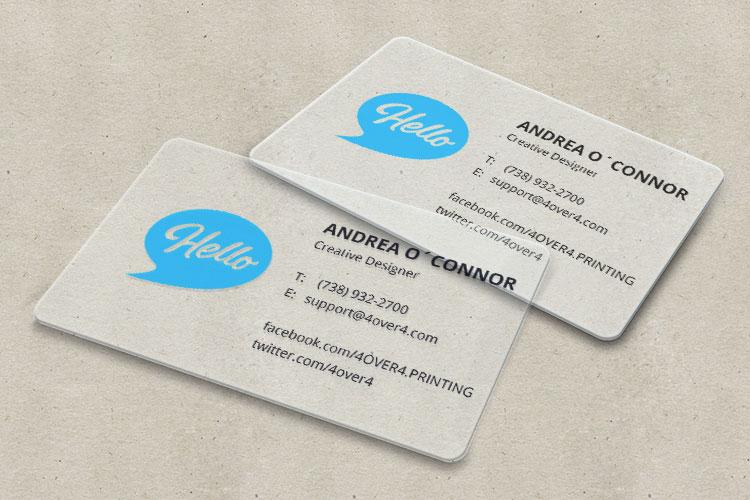 Where to leave business cards