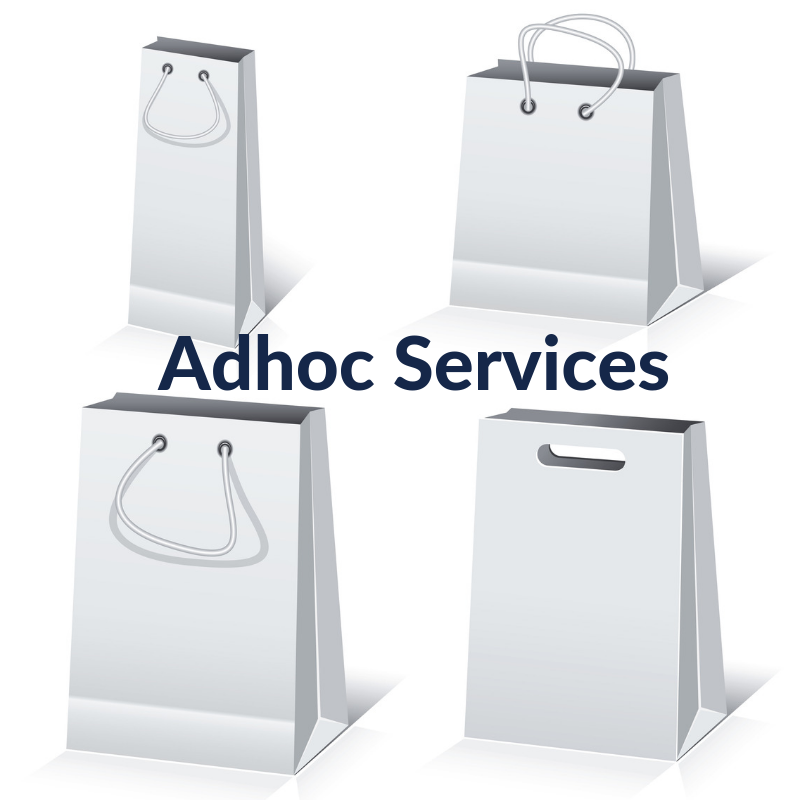 What does adhoc commtte in business do