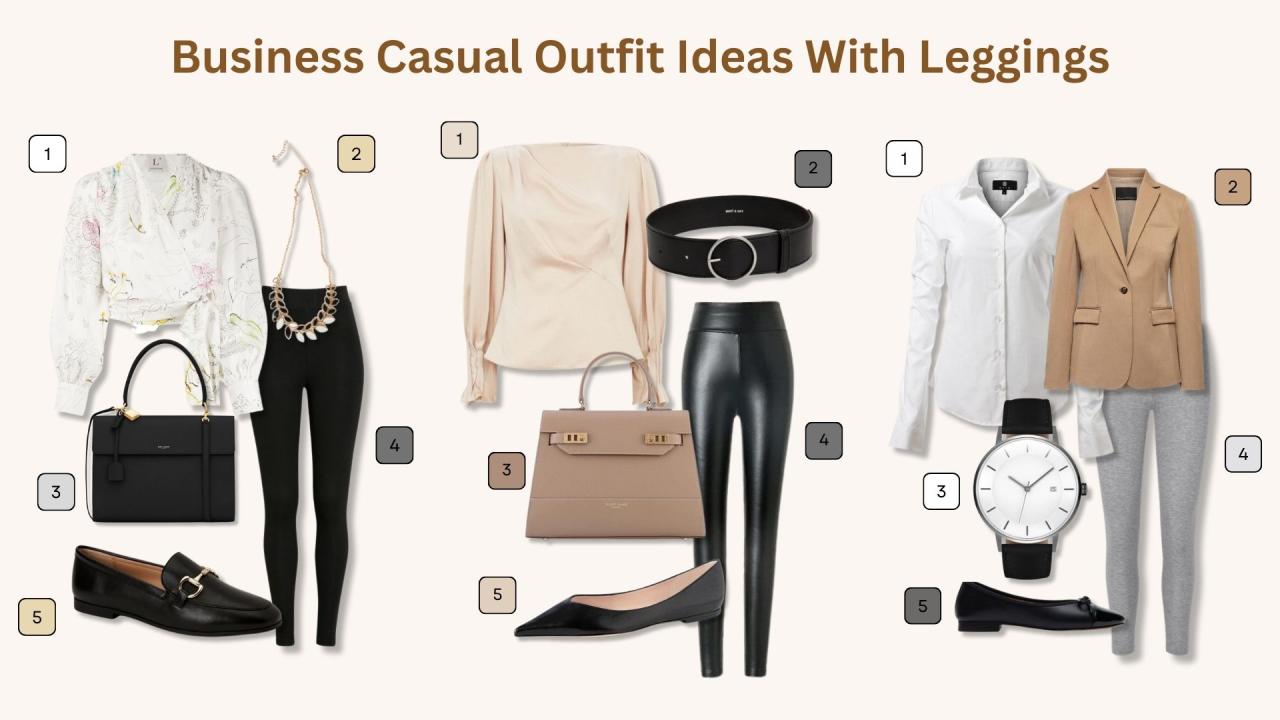 How to make leggings business casual