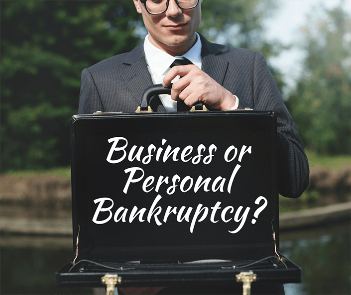 Does a business bankruptcy affect personal credit