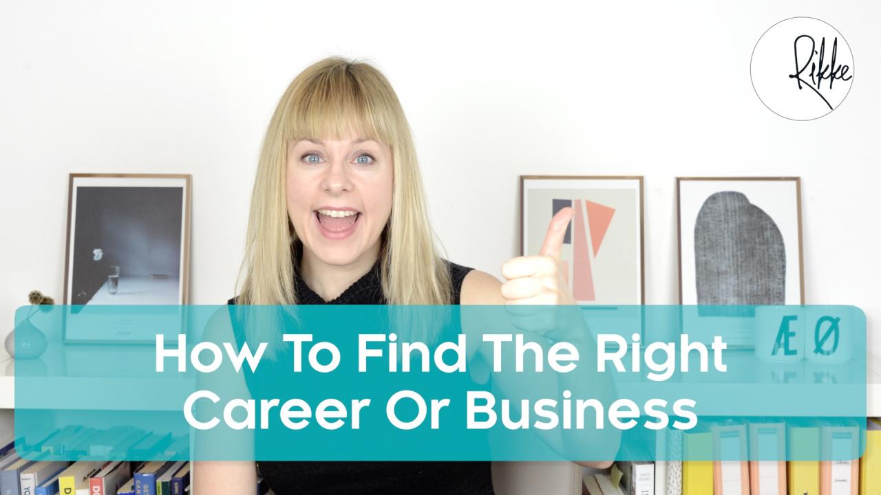 What career in business is right for me