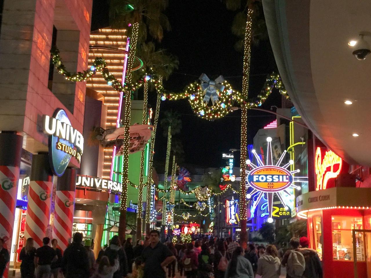 Is universal studios busy on christmas day