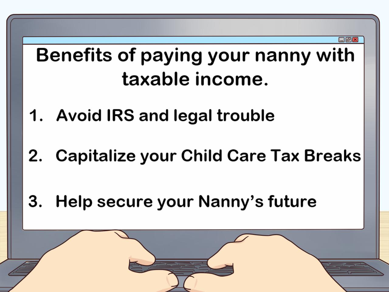 Can i pay my nanny through my business