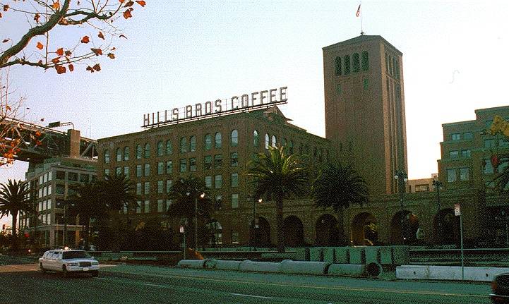 Hills brothers coffee building francisco san foundsf embarcadero 1990s folsom former mid