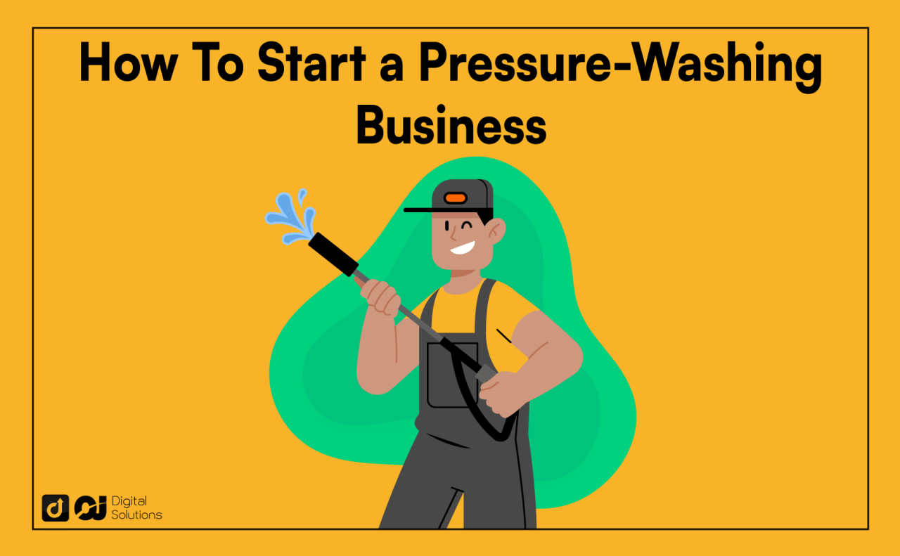 What is needed to start a pressure washing business