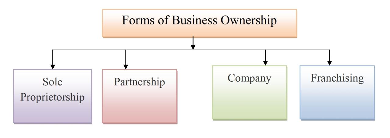 What documents prove ownership of a business