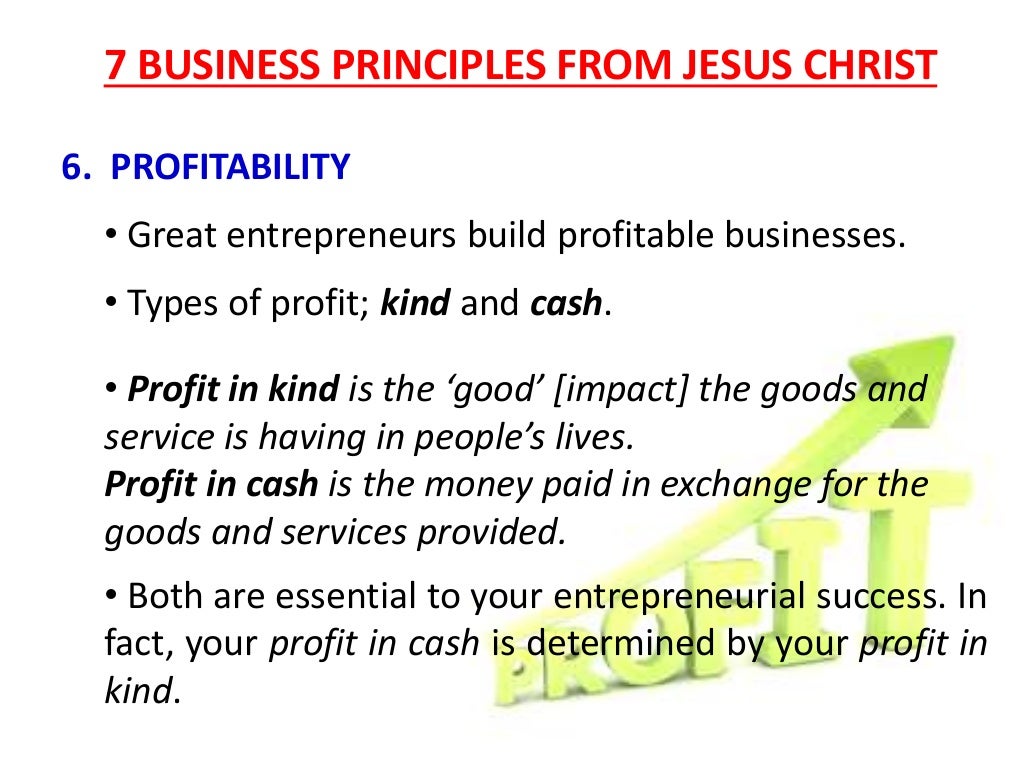 What the bible says about starting a business