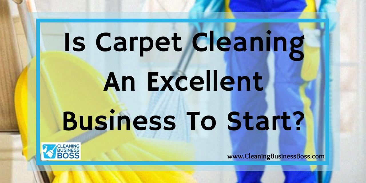 Carpet cleaning start business