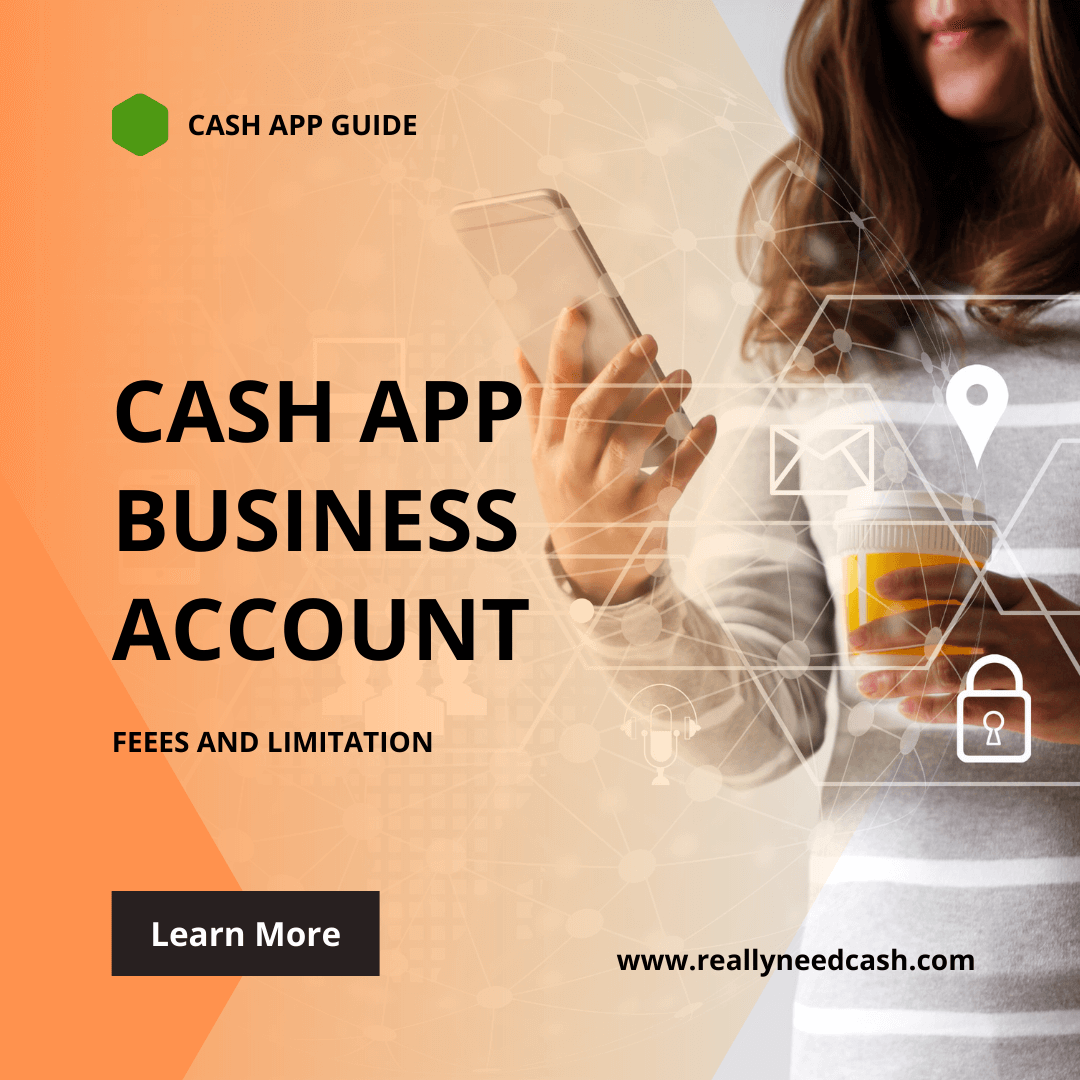 Why is cash app asking for business account