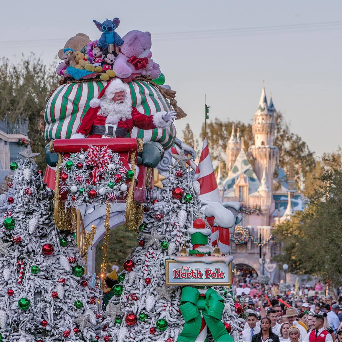 Disneyland christmas time