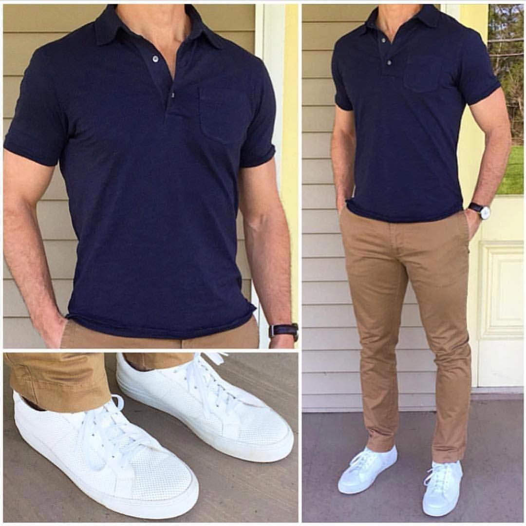 Are khakis and a polo business casual