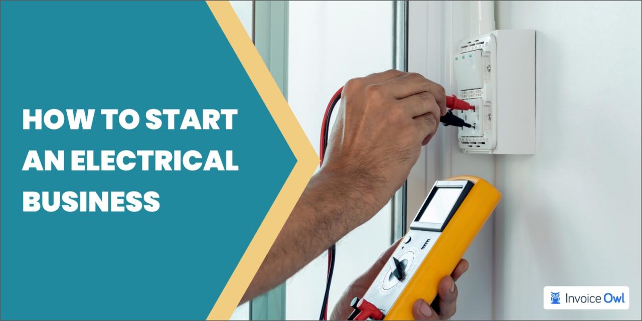 What do i need to start an electrical business