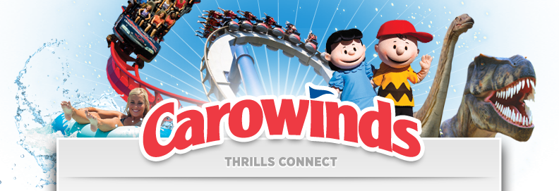 Carowinds park roller coaster theme tour