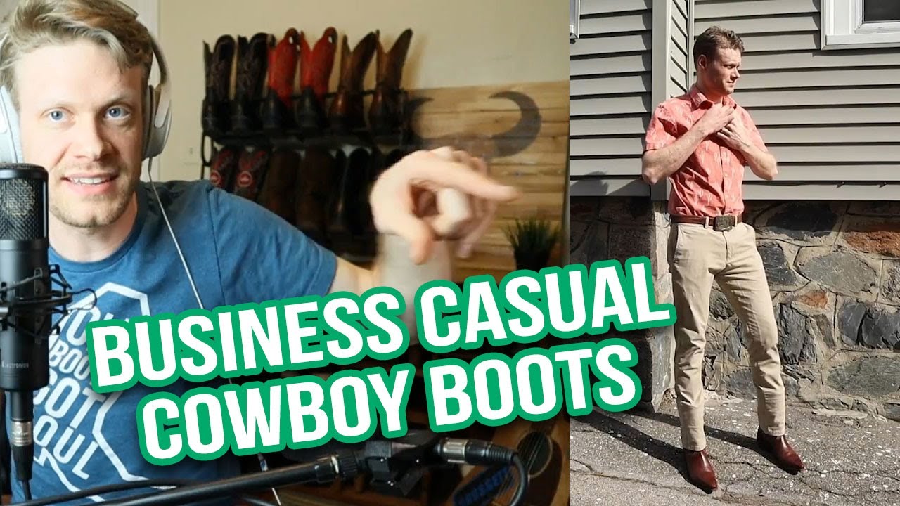 Men wear casual outfit business work outfits guys tech startup cowboy mens boots actually fashion style dress they show us