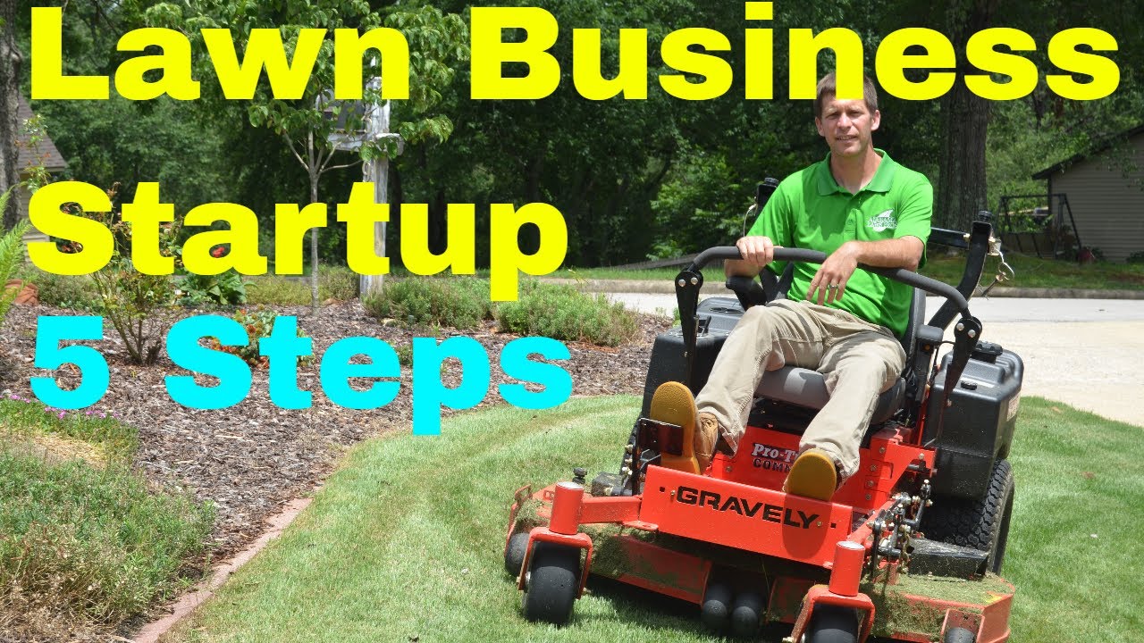 Lawn landscaping care business start