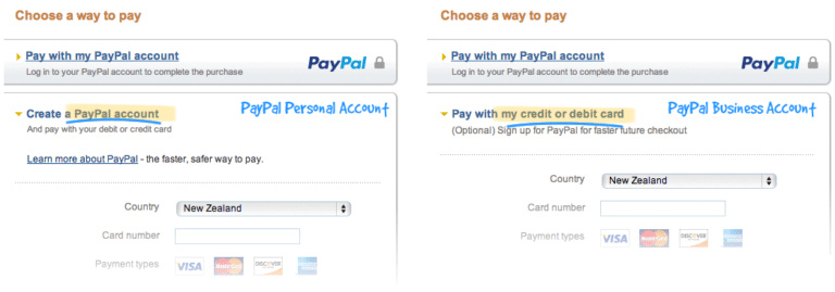 How to switch paypal from business to personal