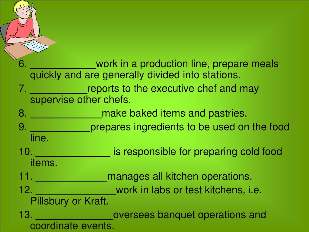 A food-service operation should do business with a supplier that