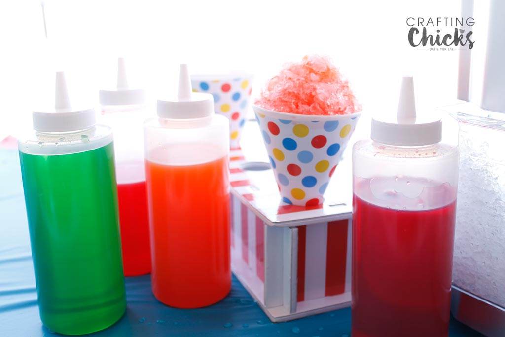 Snow cone stand diy cones ideas lemonade kids decorations chalkboard could flavor front back choose board