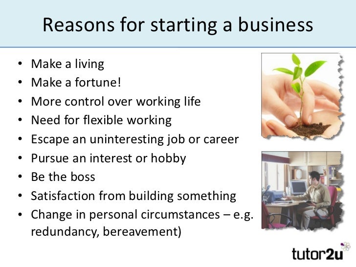 What is the main reason a business operates