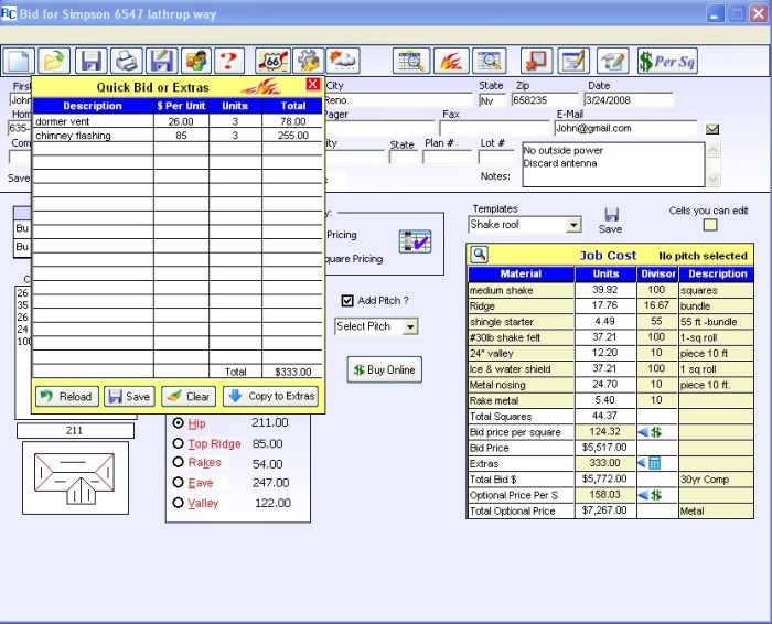 Roof loan calculator