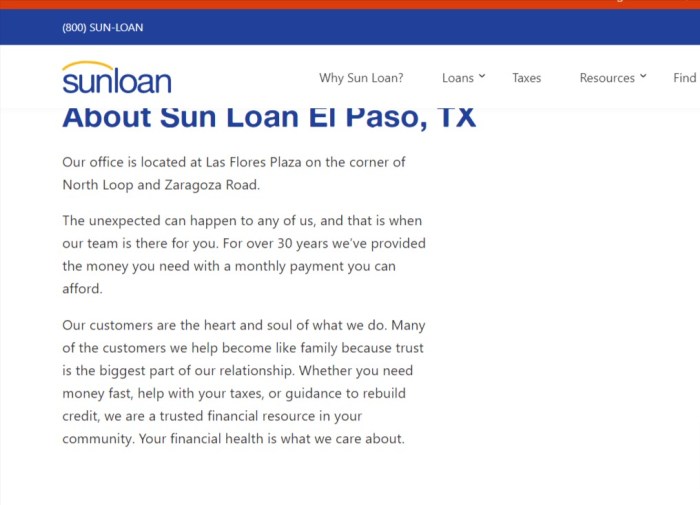 Sun loans floresville