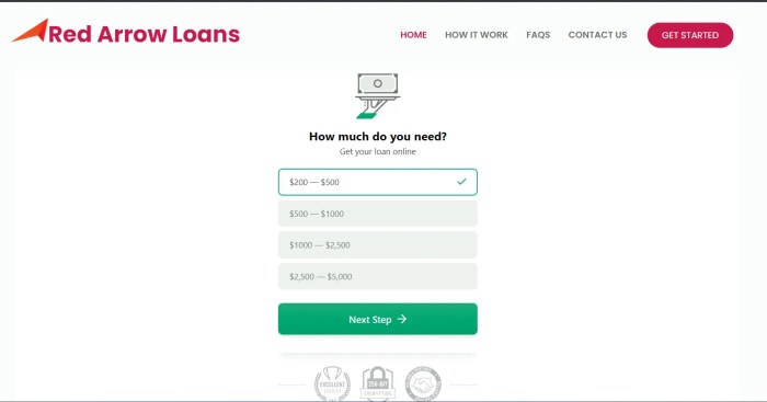 Is red arrow loans real