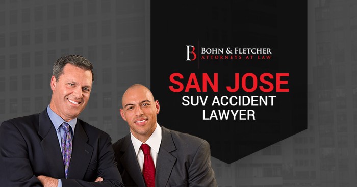 Lawyer jose san accident suv llp bohn fletcher injury