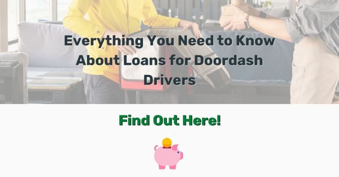 Loans for doordash drivers 2022