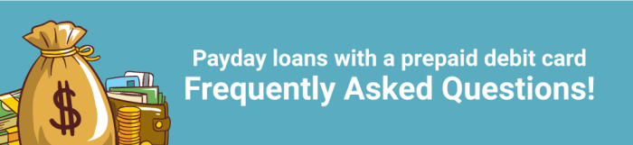 Prepaid loans debit card payday faqs moneyless