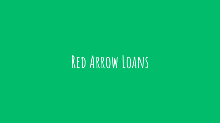 Red arrow loans interest rates