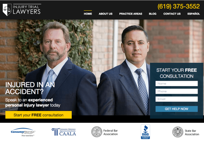 Personal injury lawyer in san diego