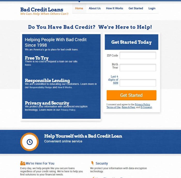 Loans personal bad credit loan shopping