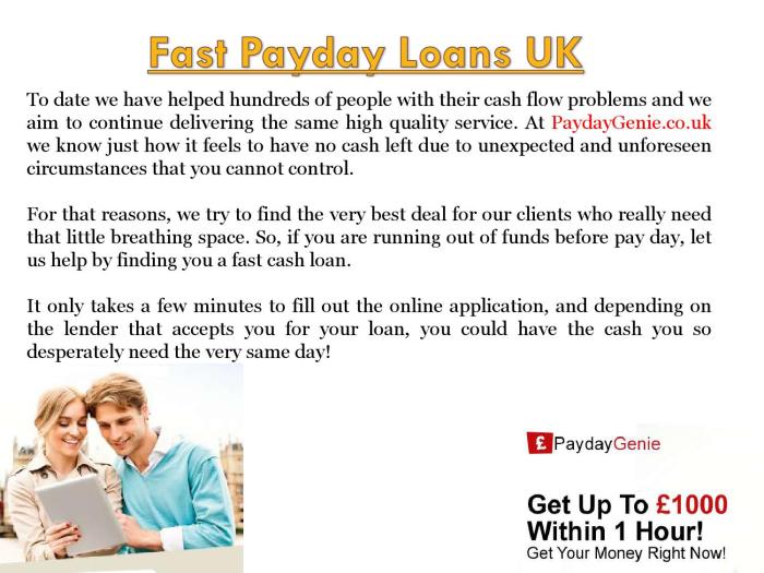 Loans welcomed payday