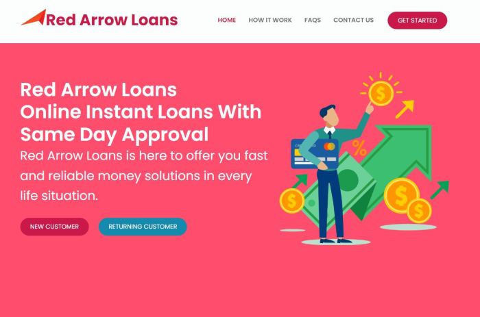 Is red arrow loans real