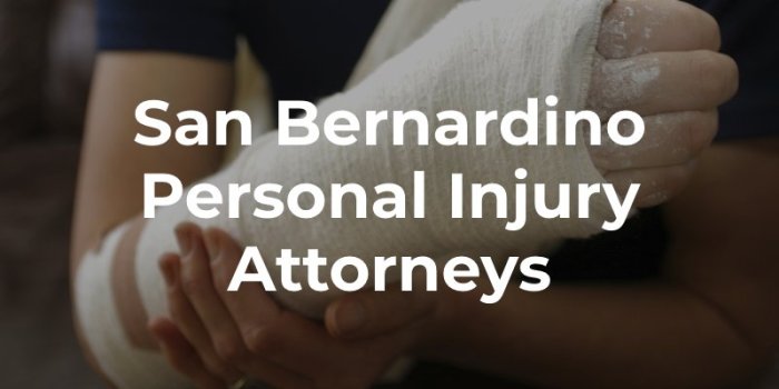 San bernardino injury lawyer