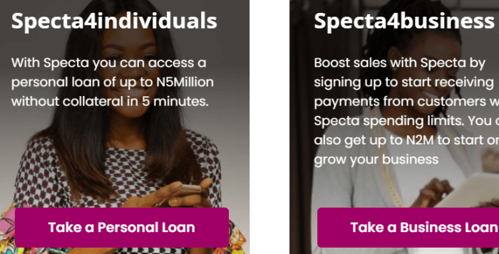 Specta loan