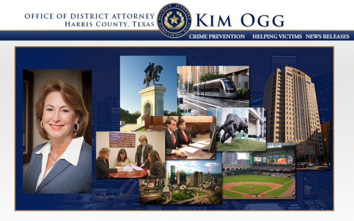 District attorney office harris county