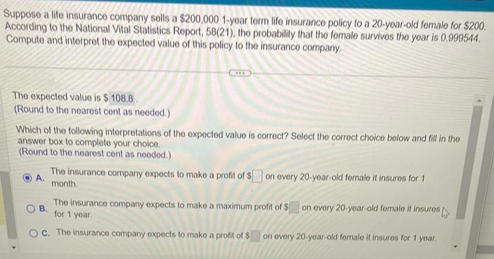 A stock life insurance company