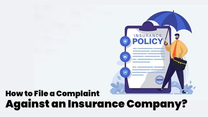 Where to file complaint against insurance company