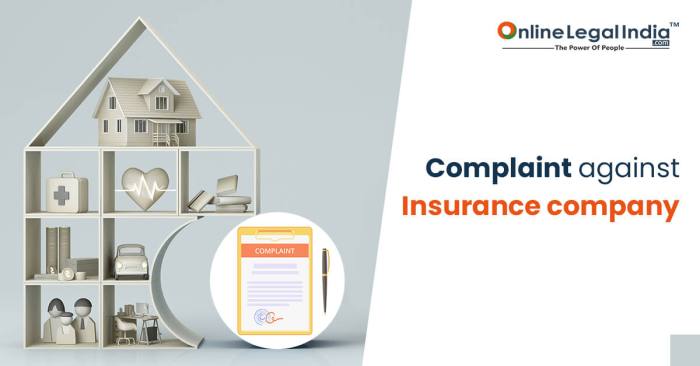 Where to file complaint against insurance company