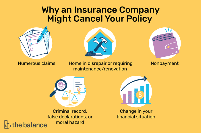 Can a insurance company cancel my policy