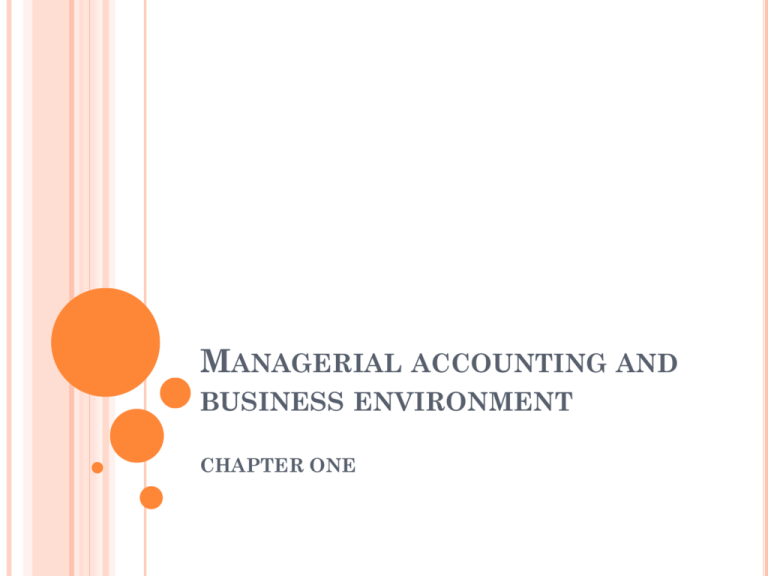 Is managerial accounting the most importat business class