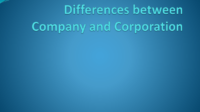 What is the difference between company and business