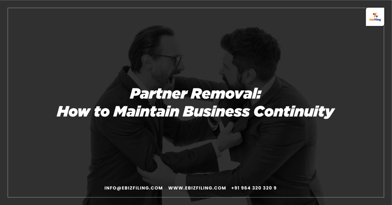 How to remove a business partner from an llc