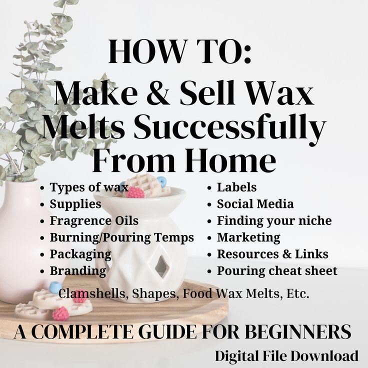 How to start a wax melt business